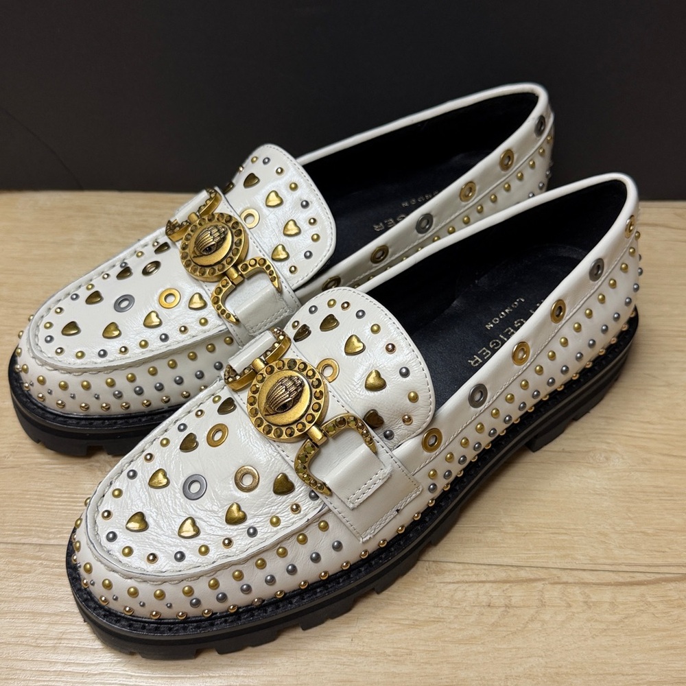 Kurt Geiger London Mansion Stud embellished loafers - Picture 5 of 12